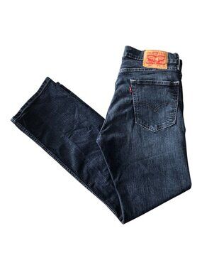 Levis 505 Jeans - Dark Blue - Red Tab - Size 33x32 - Straight Leg